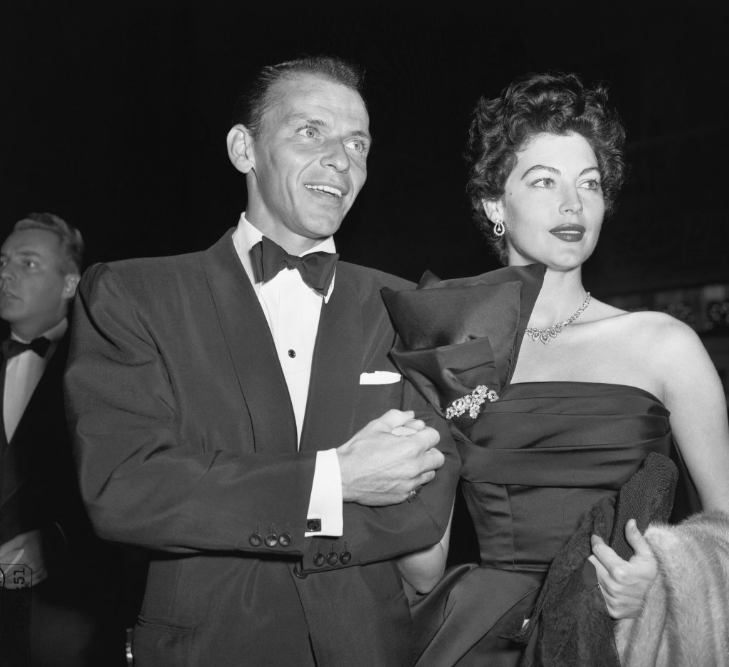 Frank Sinatra e Ava Gardner juntos.