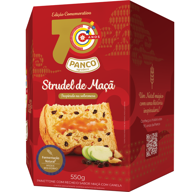 Panettone Strudel de Maçã - Panco