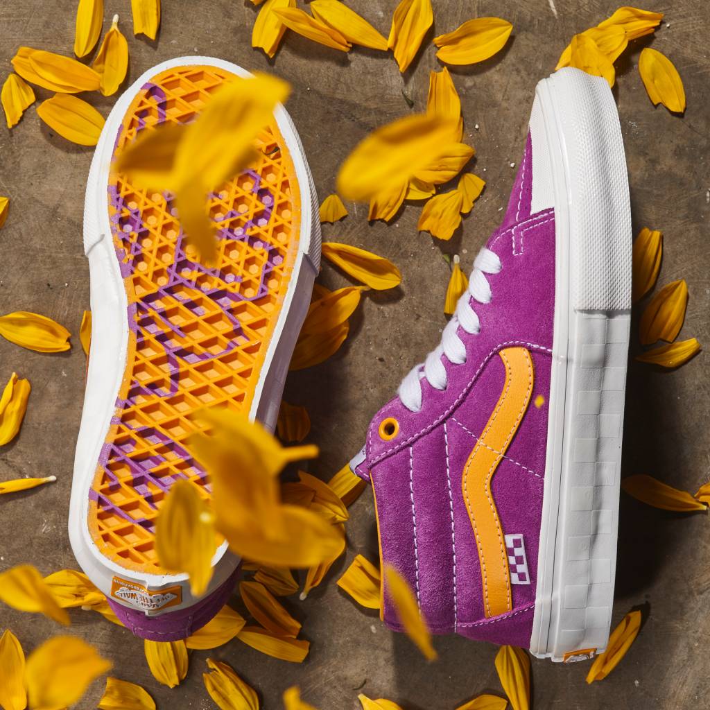 Vans – Yndiara Asp – Elevada 06 – Credito Flavio Kenji Modelo Skate Grosso Mid , da Vans, assinado por Yndiara Asp.