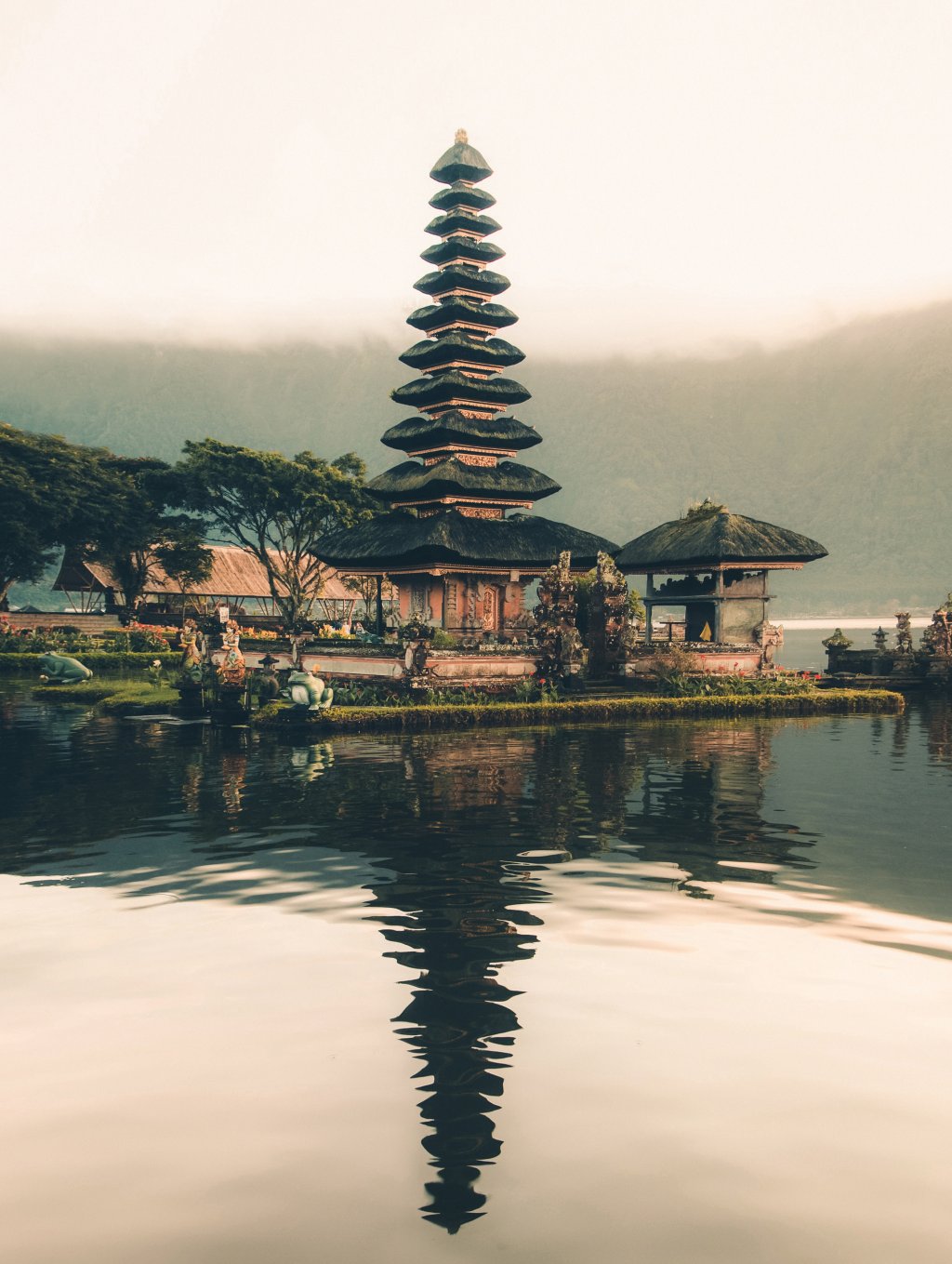Templo em Bali, na Indonésia