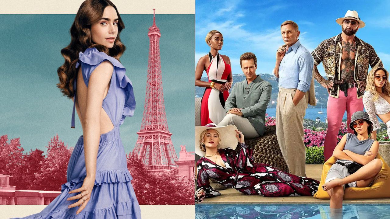 "Emily em Paris" e "Entre Facas e Segredos 2" estão entre as estreias de dezembro.