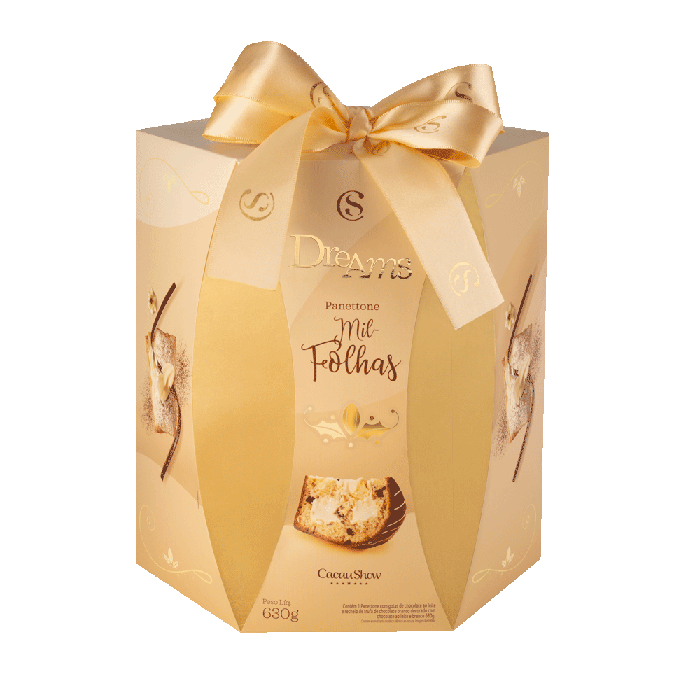 Panettone dreams mil-folhas - Cacau Show