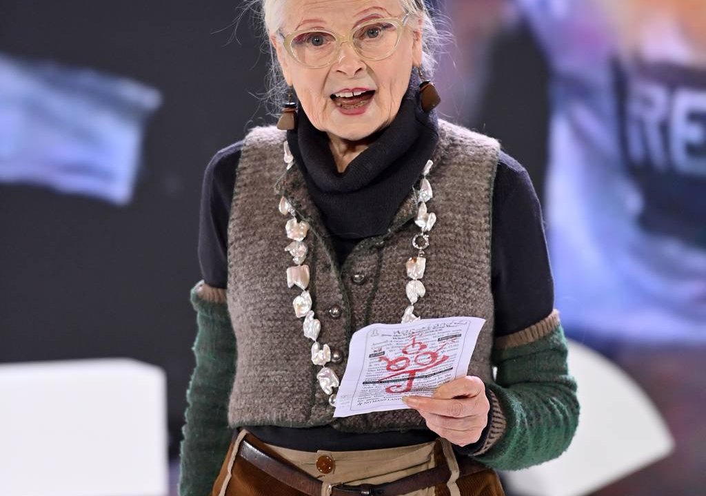 A estilista Vivienne Westwood.