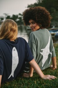 Camisetas da collab de Tamara Klink com a IDA.