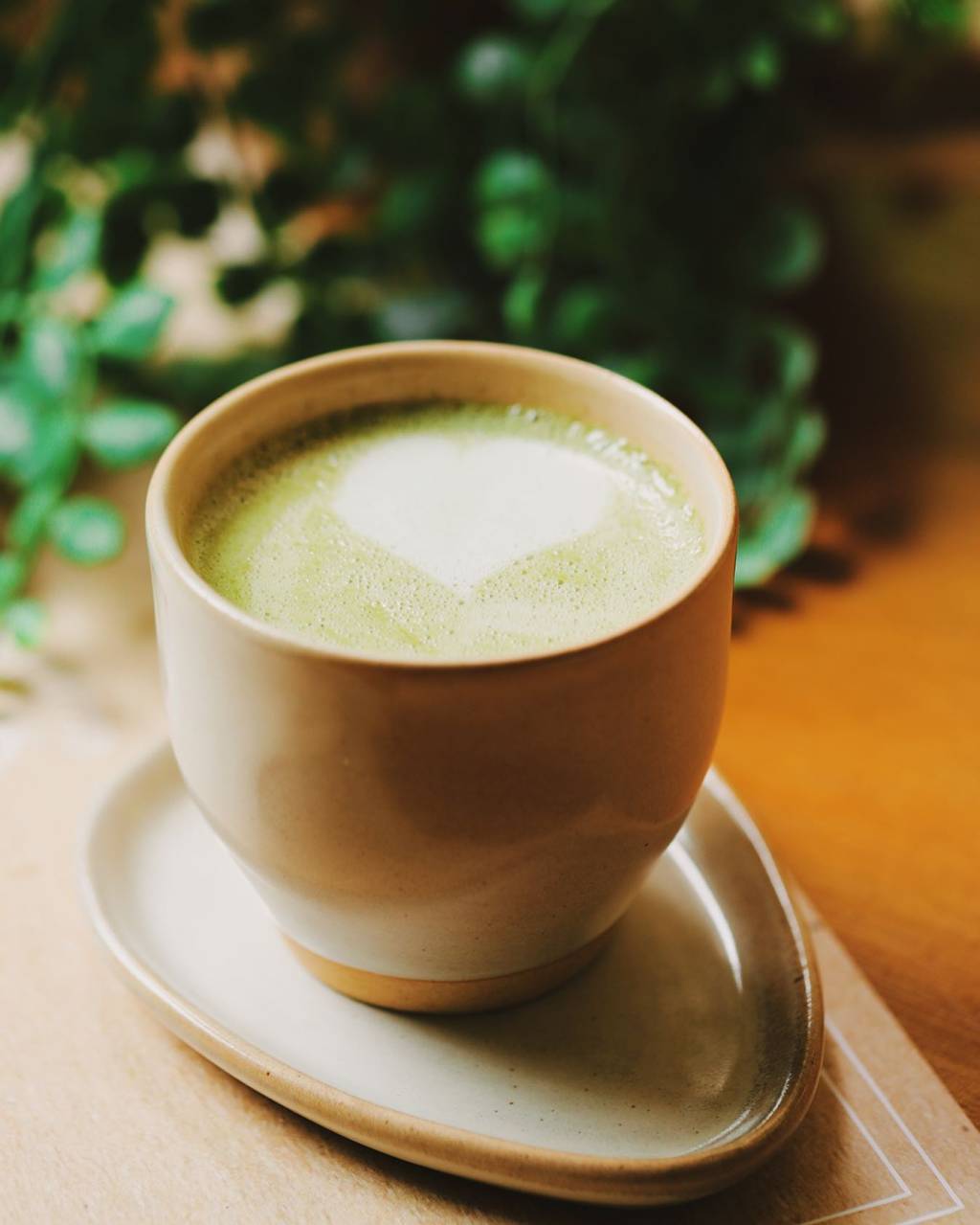Receita de Matchá latte