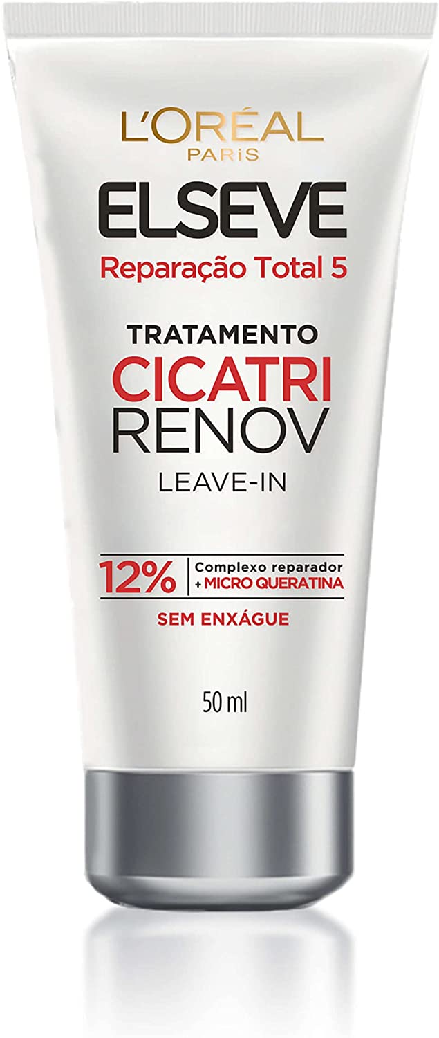 L'Oréal Paris Elsève Creme Tratamento Leave in Cicatri Renov, Branco