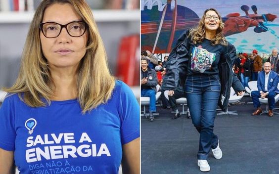Estilo de Janja Camisetas com frases de causas que apoia e elementos de pop art são marca registrada dos looks informais da primeira-dama.