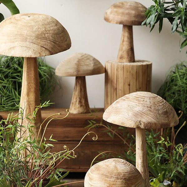 cogumelos na decoração