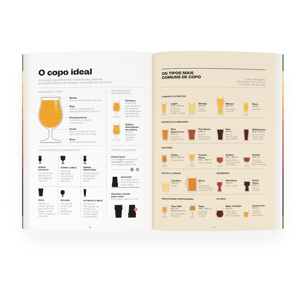 'O Livro da Cerveja', de Francesca Sanci, é ilustrado com gráficos e esquemas que ajudam o entendimento
