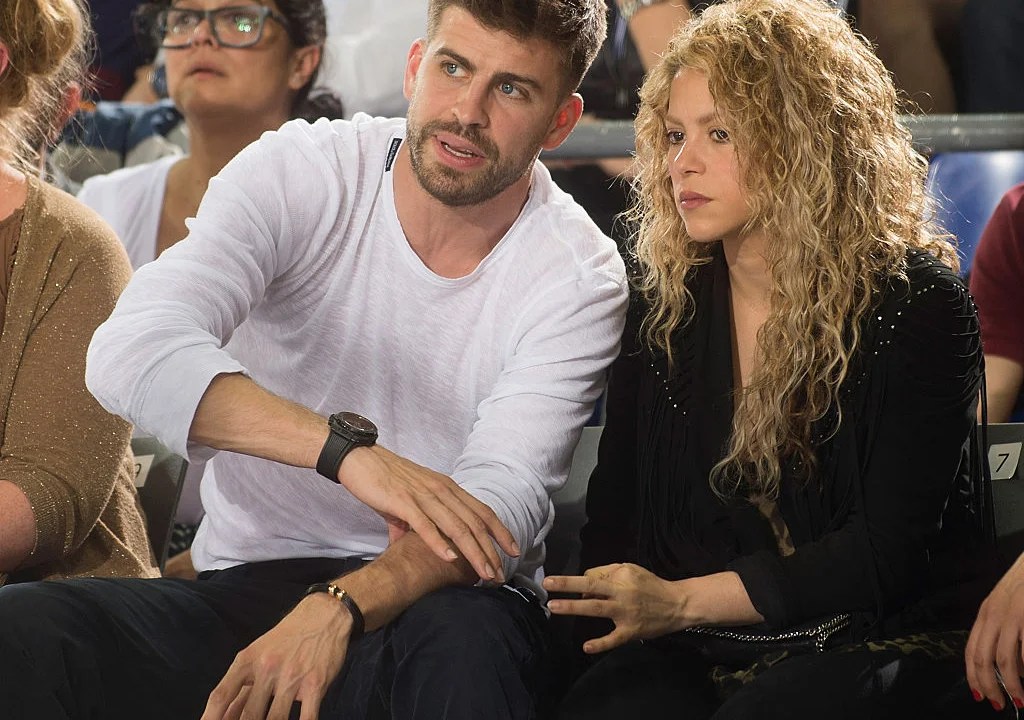 A cantora Shakira e o ex-marido Gerard Piqué.