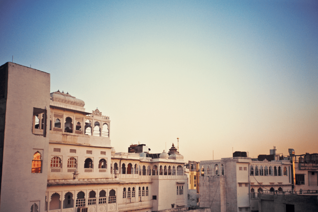 Viagem pela Índia As construções em Udaipur