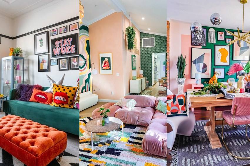 decoração maximalista
