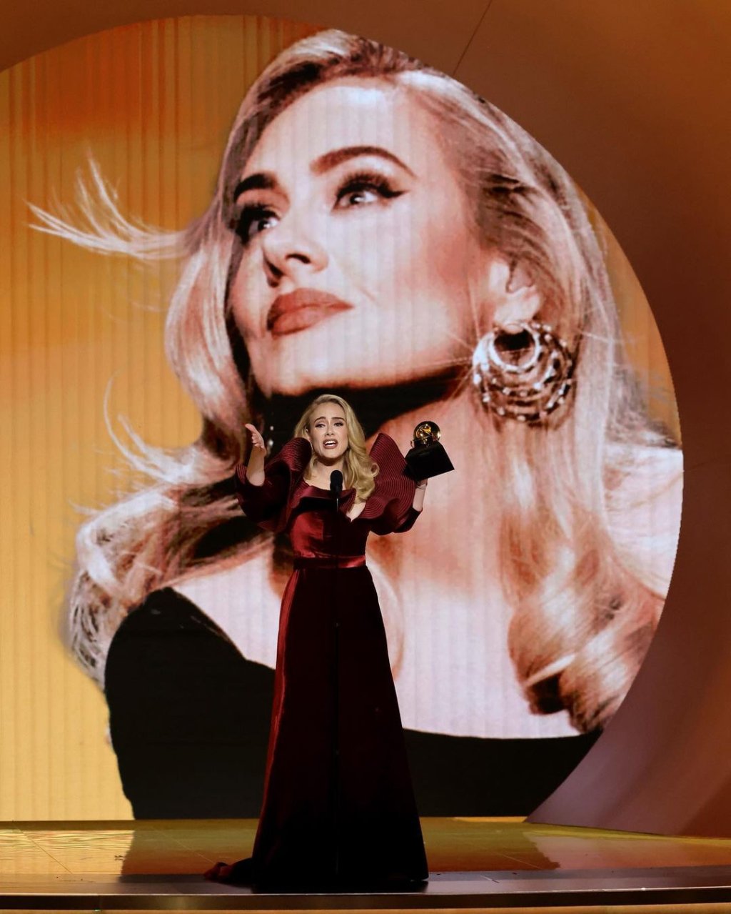 Adele levou o prêmio de melhor performance solo de pop.