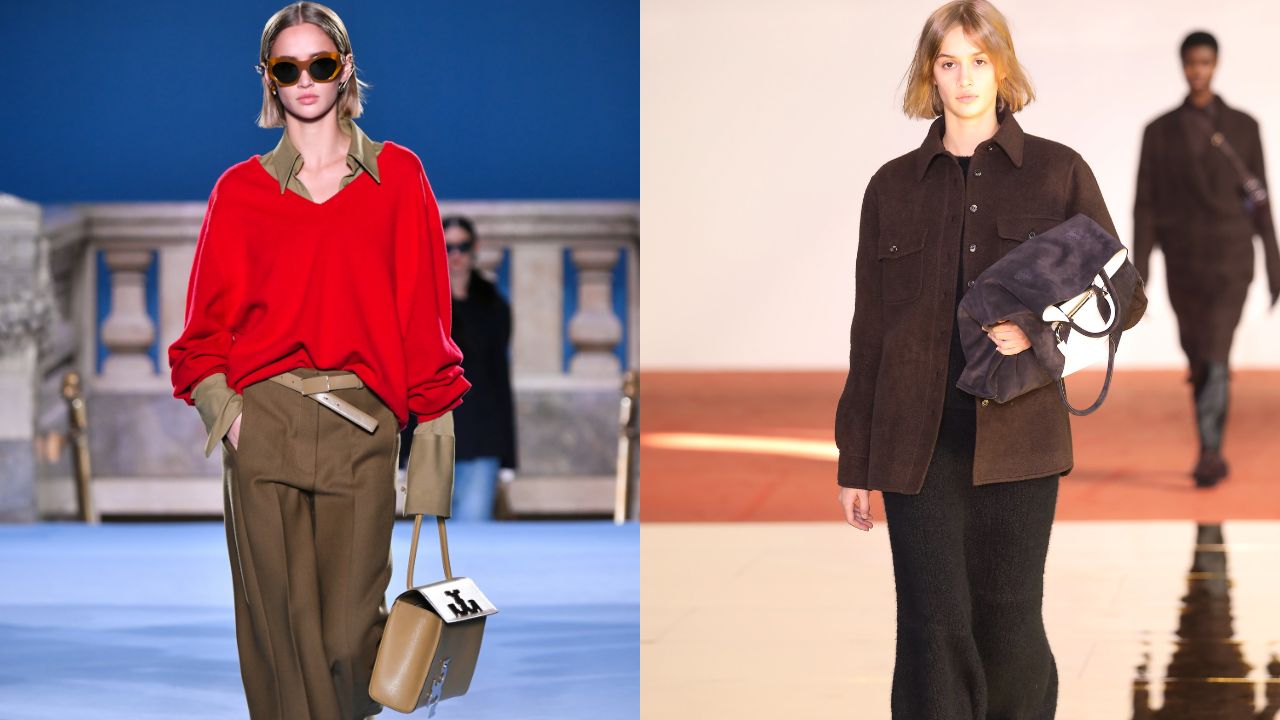 Desfiles de Tory Burch e Gabriela Hearst na semana de moda de Nova York.