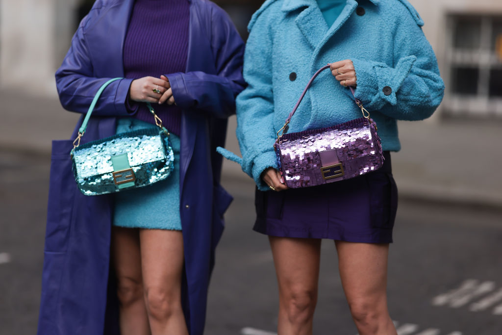 Street Style London – bolsa lantejoula Street Style London - bolsa lantejoula