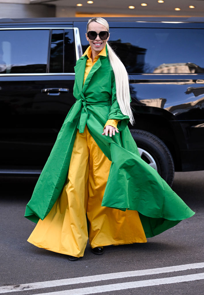 street style new york fashion week - verde e amarelo brazilcore