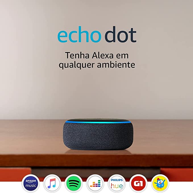 Echo Dot (3ª Geração): Smart Speaker com Alexa