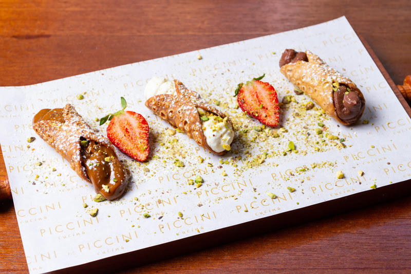 Cannoli – Piccini Cucina As opções de cannoli do Piccini Cucina