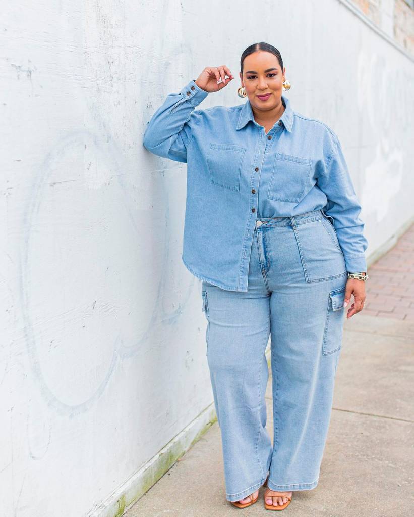 camisa-jeans-com-calça-jeans Looks com camisa jeans.