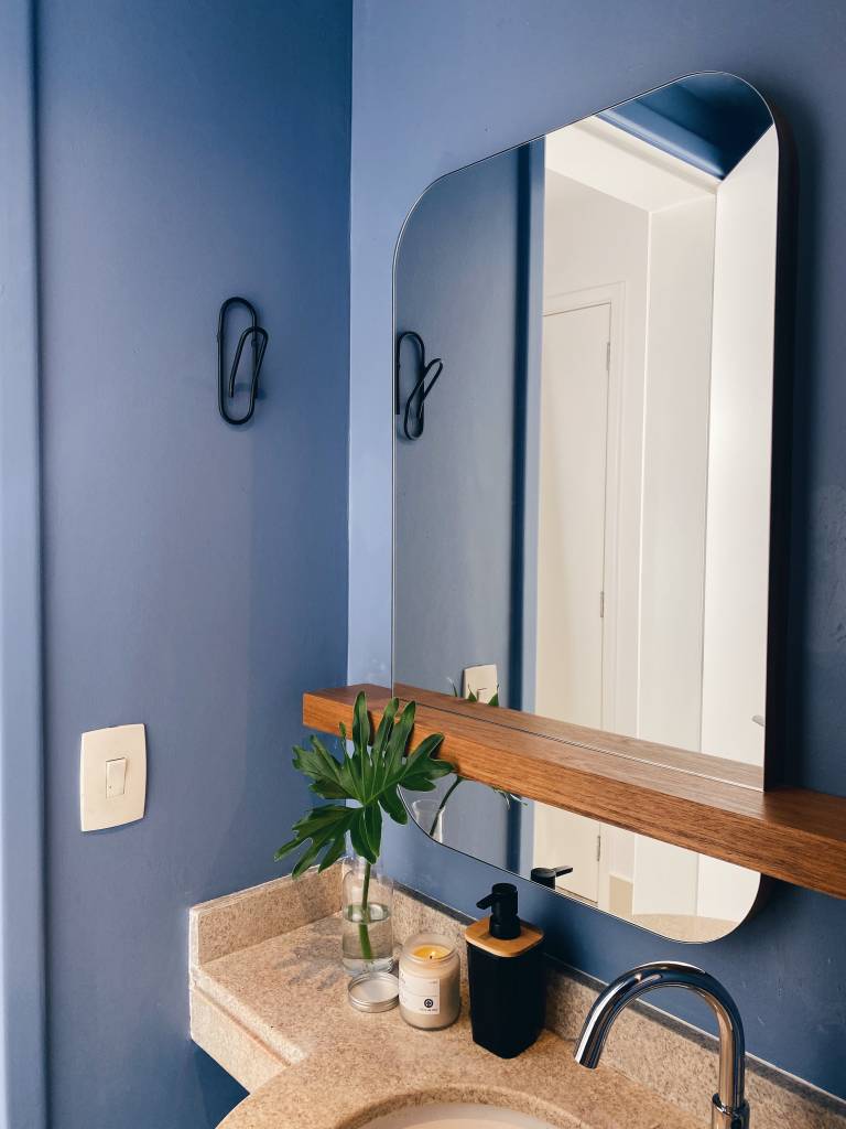 lavabos-decorados-azul Lavabos decorados: dicas para ousar na decoração