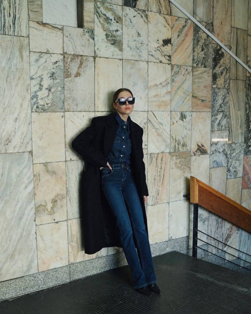look-camisa-jeans-com-calça-jeans Looks com camisa jeans.