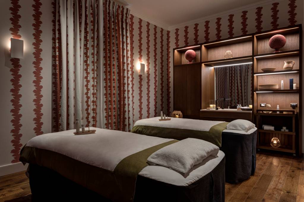 A área do spa do hotel Villa Igiea A área do spa do hotel Villa Igiea