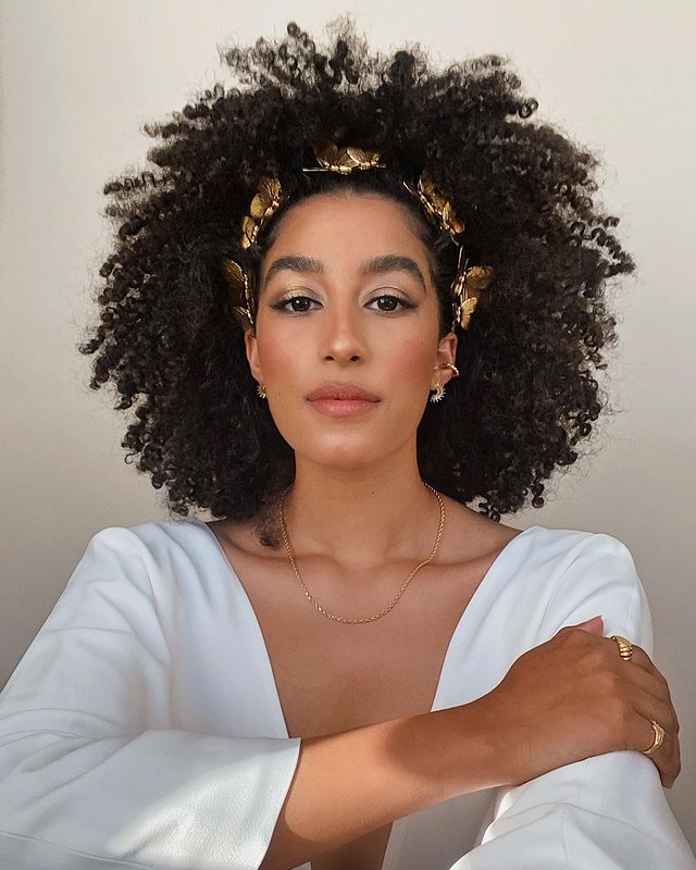 black-power-penteado-noivas Inspirações de penteados para noivas de cabelo longo.