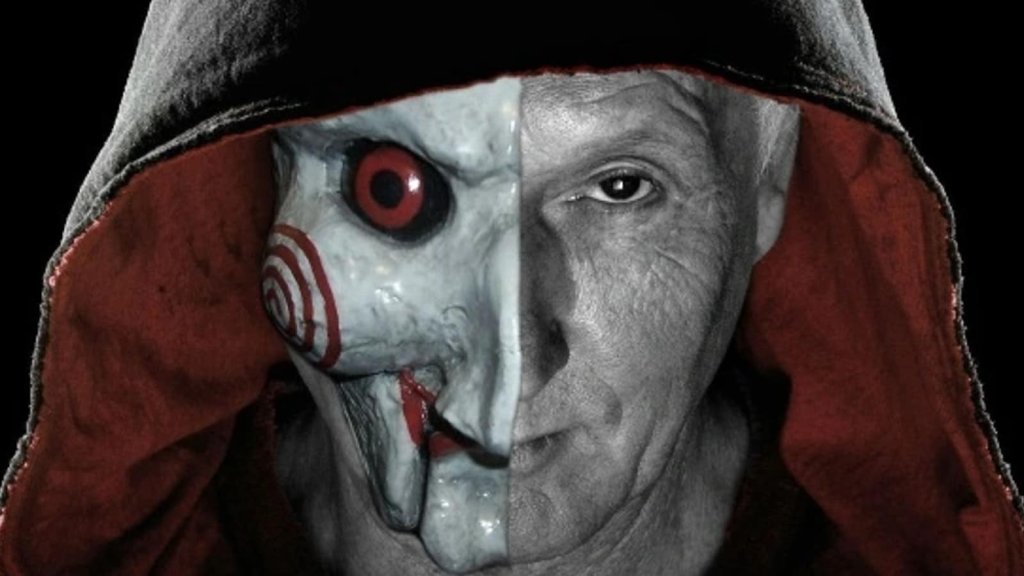 Tobin Bell em pôster promocional de 