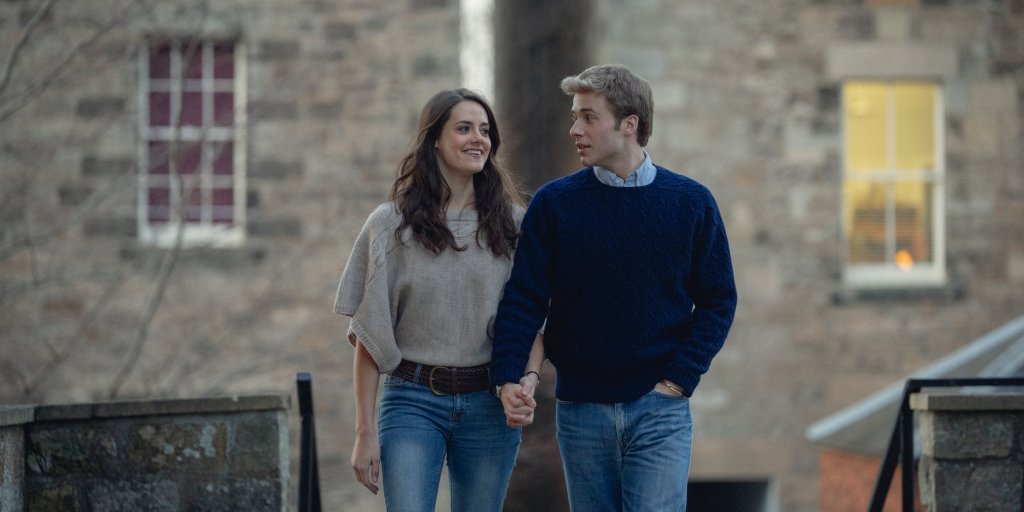 William e Kate Middleton nas primeiras imagens da sexta temporada de "The Crown".