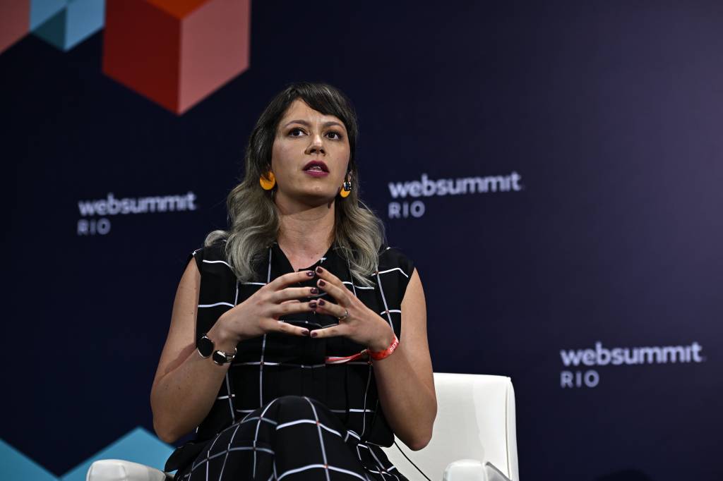 Web Summit Rio 2023 – Day One Renata Horta, fundadora da consultoria para inovação Troposlab.