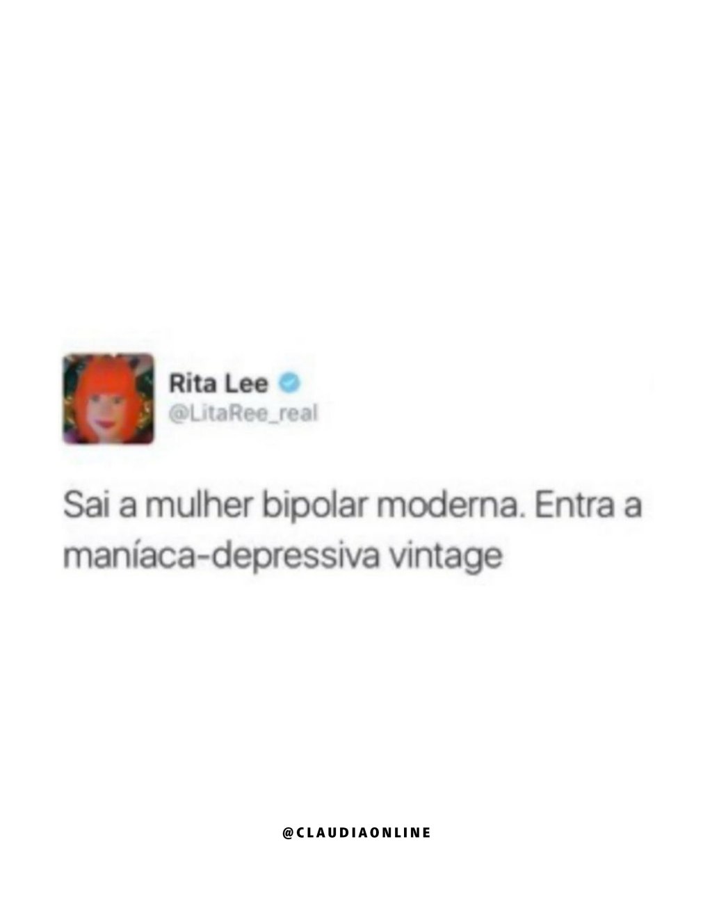 Os melhores momentos de Rita Lee no Twitter.