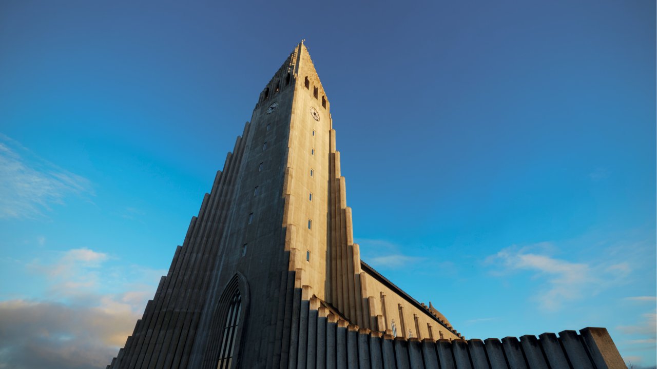 Igreja Hallgrímskirkja na Islândia