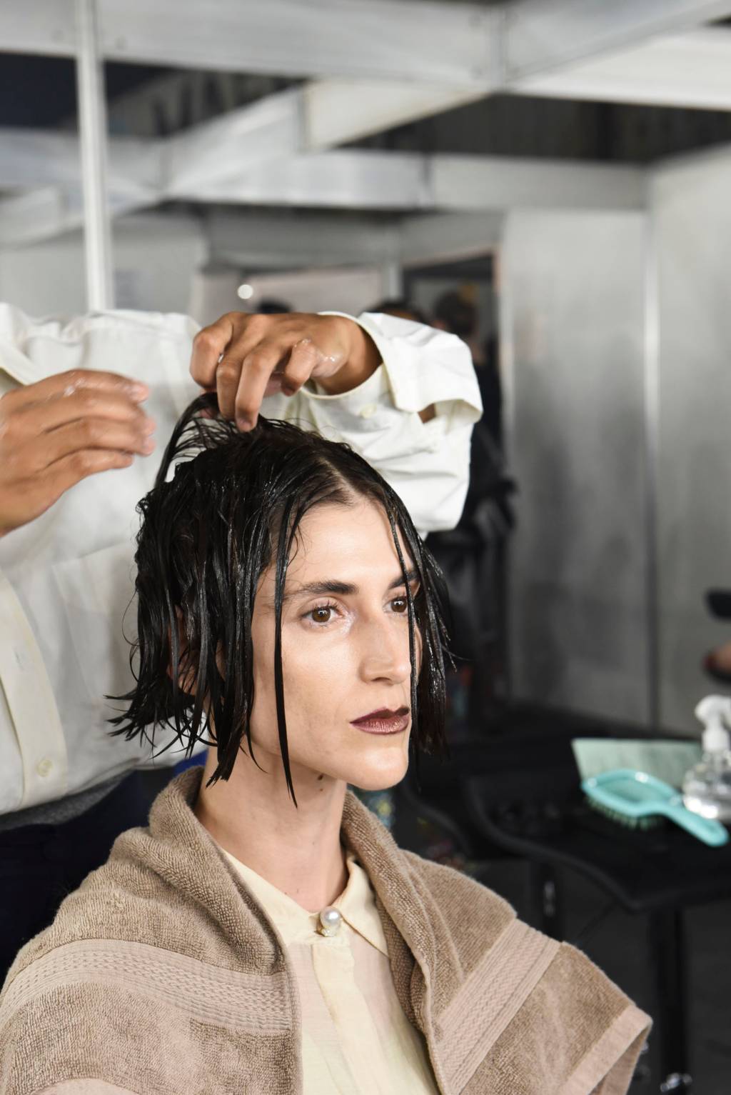 Greg JoeySPFW N55Foto – Gabriel Capelletti;@agfotosite Bastidores do desfile da Greg Joey naSPFW N55