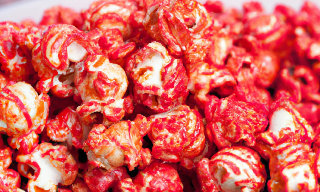 Receita de pipoca doce colorida fácil de fazer