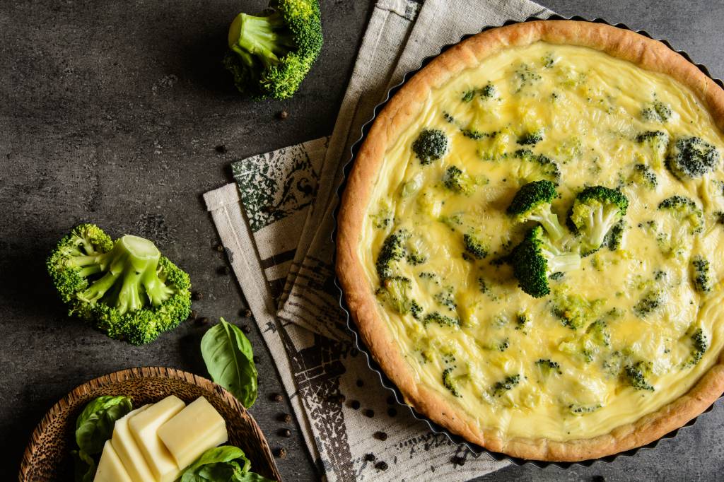 6 receitas de quiches vegetarianas práticas