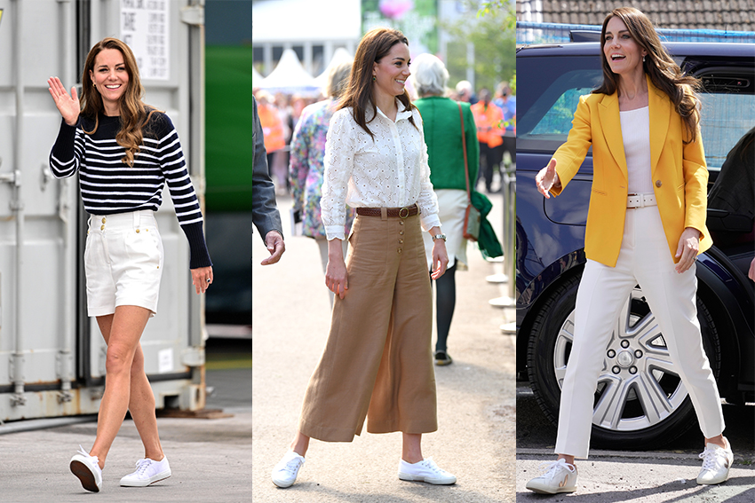 Inspire-se nos looks de tênis de Kate Middleton