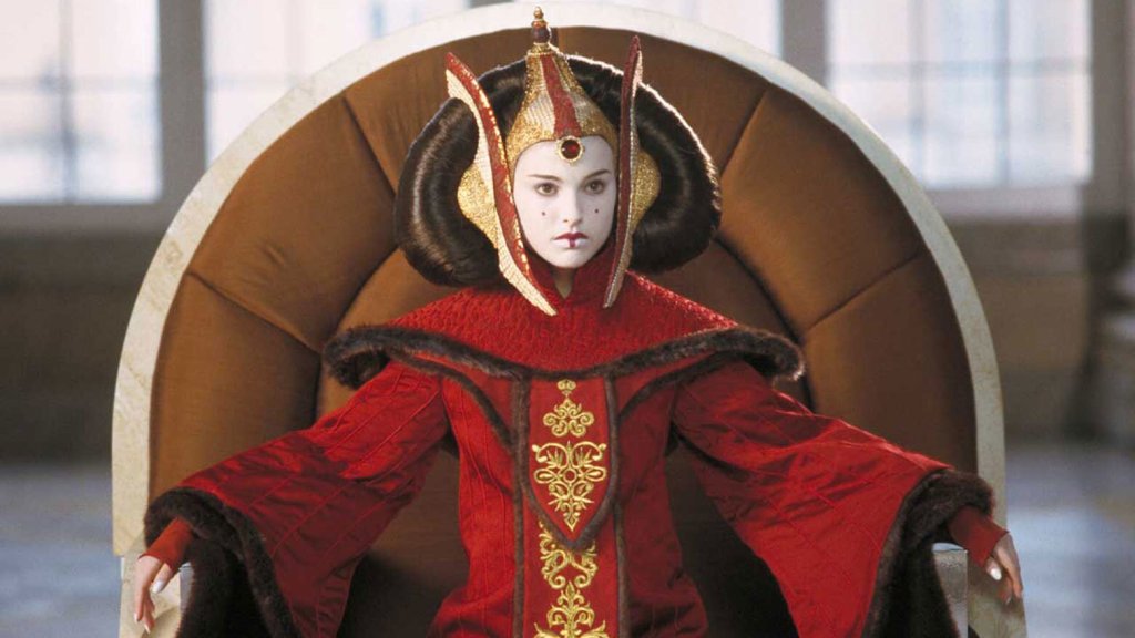 Natalie Portmane é Padmé Amidala na saga Star Wars.