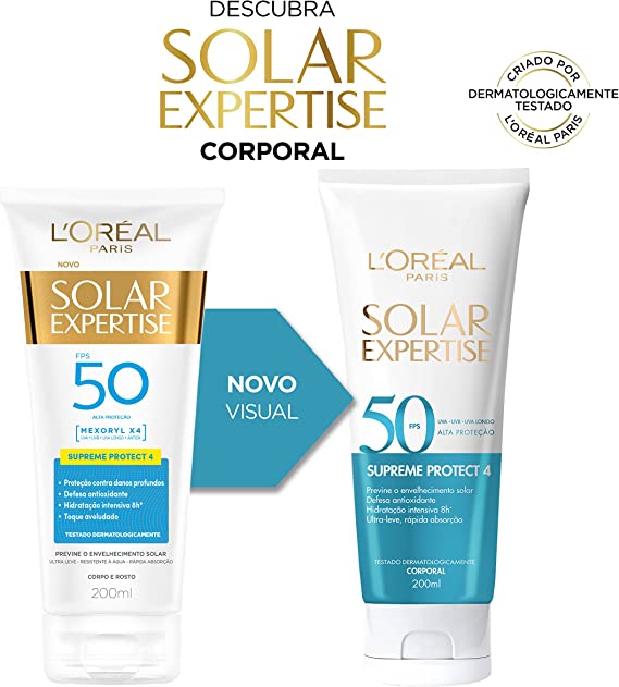 Protetor Solar Corporal L'Oréal Paris Solar Expertise Supreme Protect 4