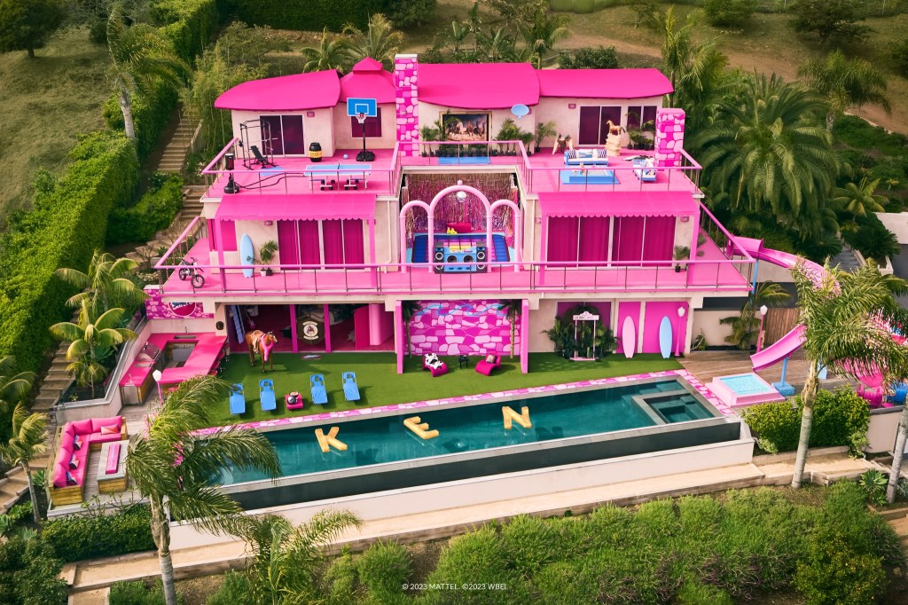 Casa da Barbie é reformada e estará disponível para hospedagens.