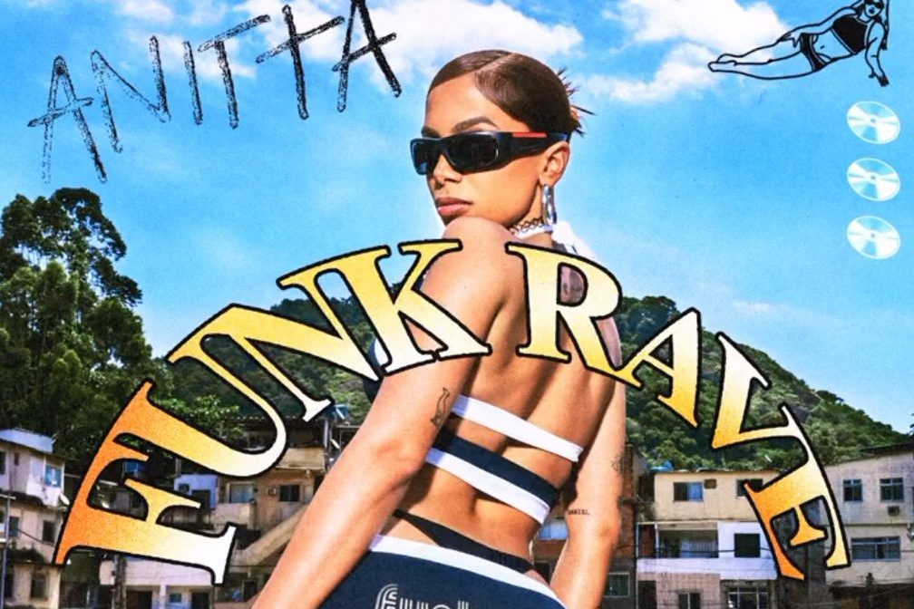 Capa do single 'Funk rave', de Anitta