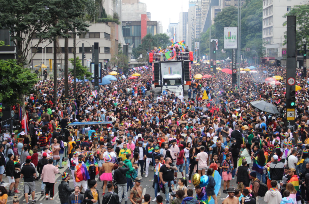 A Parada do Orgulho LGBT+ de São Paulo de 2022