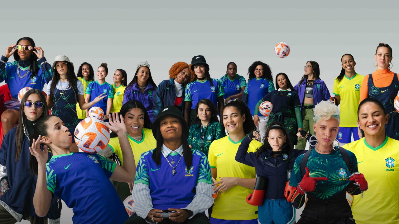 Nike lança campanha para incentivar a Seleção Brasileira de Futebol Feminino