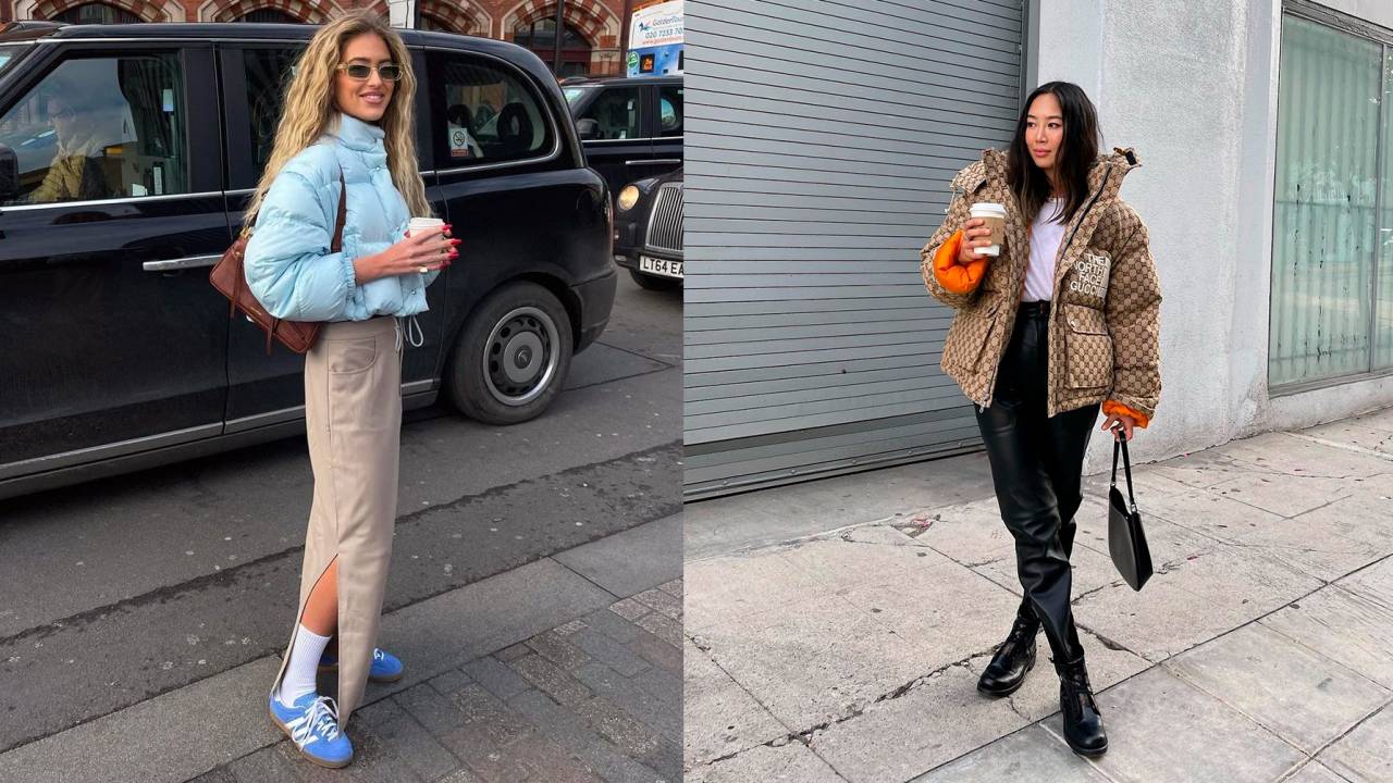 Inspirações com jaquetas puffer