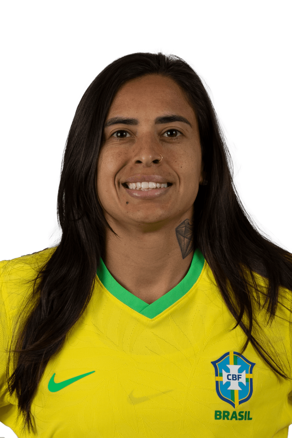 Andressa Alves, jogadora da seleção brasileira de futebol.