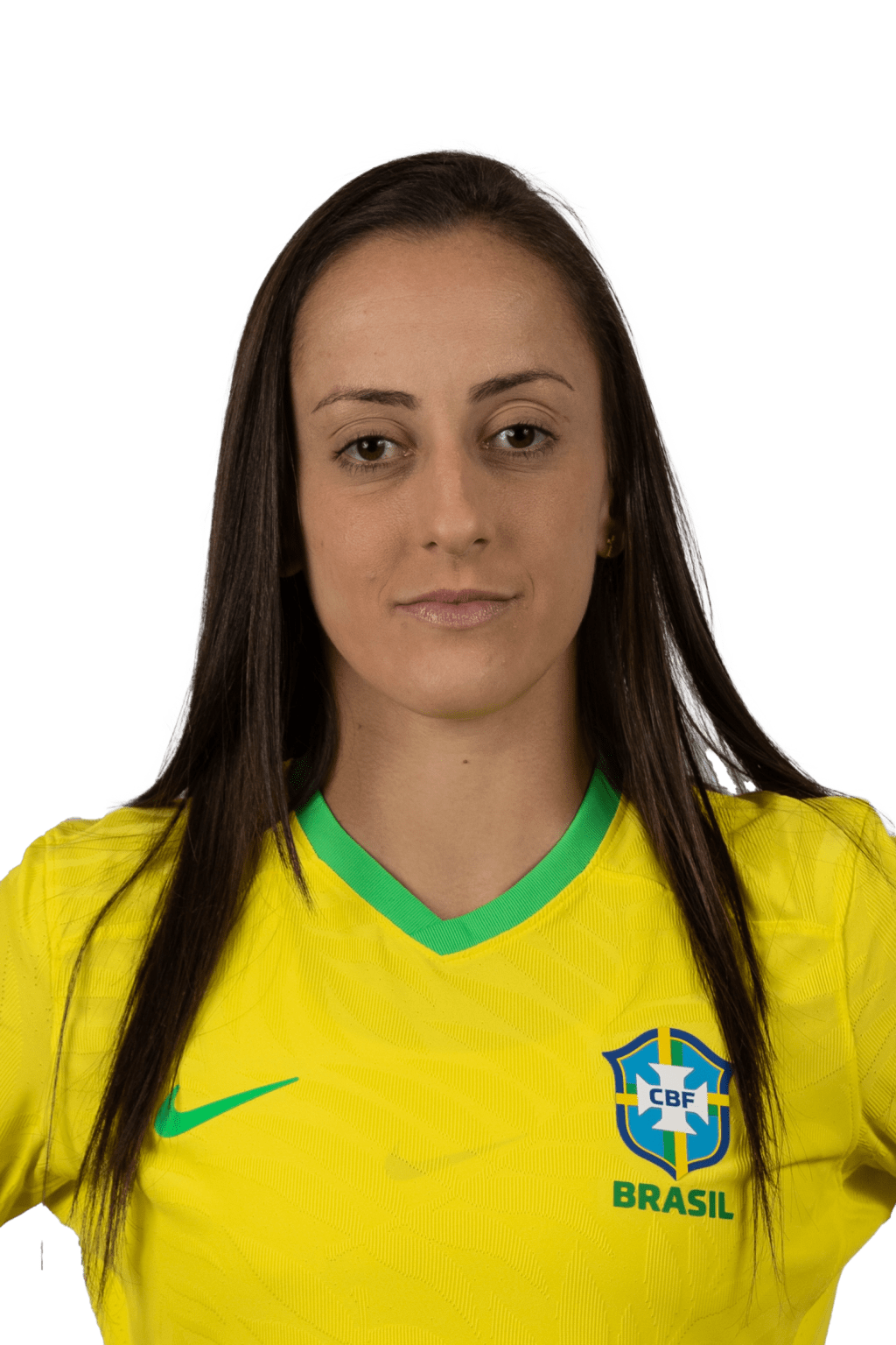 Luana_3x4_SEM FUNDO Luana, jogadora da seleção brasileira de futebol.