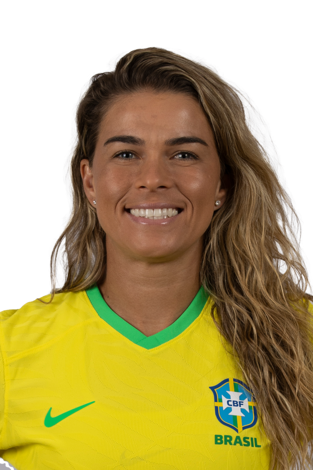 Tamires_3x4_SEM FUNDO Tamires, jogadora da seleção brasileira de futebol.
