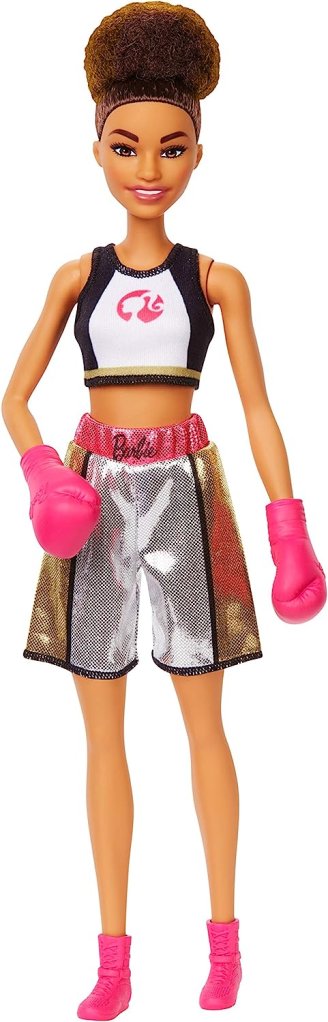 Barbie boxeadora representa o signo de Áries.