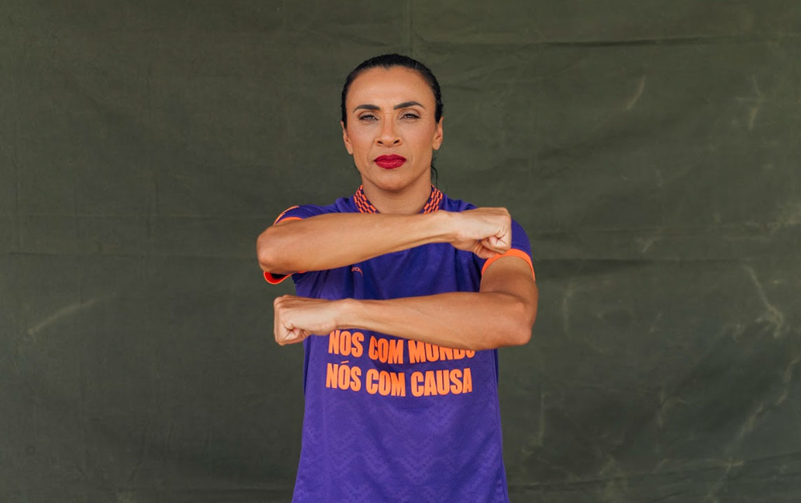 Marta lança marca de sportswear com foco em equidade de gênero