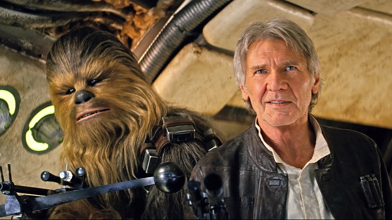 Chewbacca e Han Solo