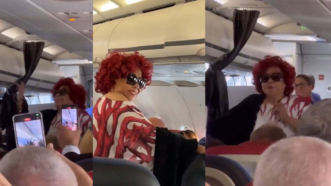 Alcione surpreende fãs ao improvisar show em voo atrasado, após reparos na aeronave serem solicitados